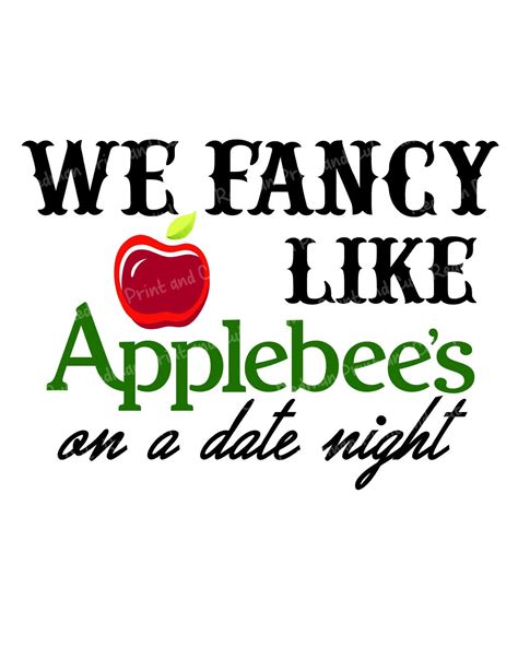 Contact information for renew-deutschland.de - We Fancy Like Applebee's On A Date Night Shirt Funny Silly Joke Shirt, Retro Print Apples Bleached Distressed T-Shirt, Funny Bleach Tee. HumbleTeeShirt. (209) $8.98. $11.98 (25% off) More colors. Bougie like Natty, Fancy like Applebees, Date night, Styrofoam, Red White and Blue. American Spirit.